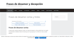 Desktop Screenshot of frasesdesamor.com